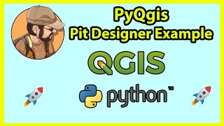 Create a Simple Pit Designer in Qgis using pyqgis python for Qgis [upl. by Aitel]