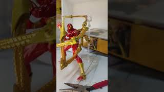 Amazing Yamaguchi Iron Spider Marvel Comics Revoltech จีน [upl. by Adnamor]