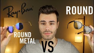 RayBan Round Metal vs Round Acetate [upl. by Arni]