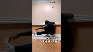 Assisted Pistol Squats calisthenicsworkout calisthenicstraining pistolsquat [upl. by Attevaj]