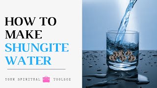 How To Make Shungite Water [upl. by Crescen630]