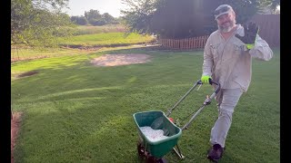 Applying Fertilizer to My Back Yard [upl. by Zoilla924]