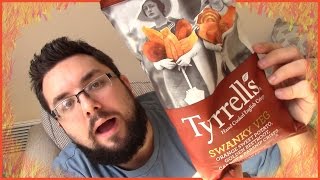 Tyrrells Swanky Veg Golden Crisps Review [upl. by Asa976]