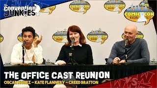 The Office Cast Reunion Creed Bratton Kate Flannery amp Oscar Nunez  Niagara Falls Comic Con 2019 [upl. by Barney149]