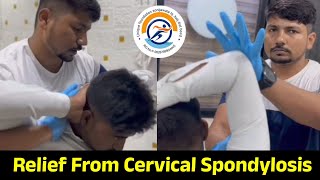 Relief from Cervical Spondylosis after Treatment by DrSanjitPakhareChiropractor chiropractor [upl. by Pasadis]