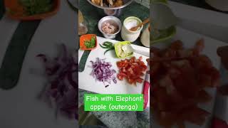 Fish curry with Outenga fishcurry fish fishlover shorts shortsfeed foodie food homefood [upl. by Adnema]