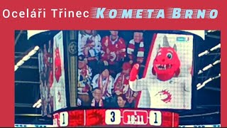 European Hockey Oceláři Třinec  HC Kometa Brno 51 [upl. by Notneiuq]