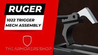 Ruger 1022  Trigger Mechanism Assembly  wwwthearmorersshopcom [upl. by Yejus959]