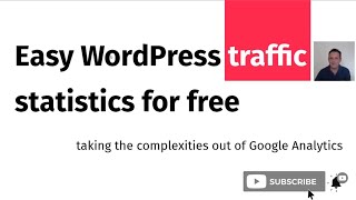 Easy WordPress website traffic statistics for free Google Analytics plugins [upl. by Bomke]