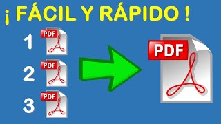 Cómo Unir PDFs SIN PROGRAMAS FÁCIL Y RÁPIDO 📄 ✅ [upl. by Leinad]