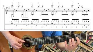 Comptine dun autre été Easy fingerstyle tutorial [upl. by Annoet]