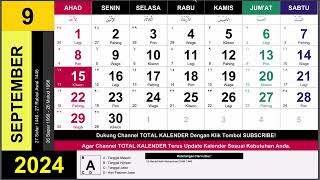 Kalender 2024 Lengkap Dengan Weton Pasaran Jawa [upl. by Neerak]