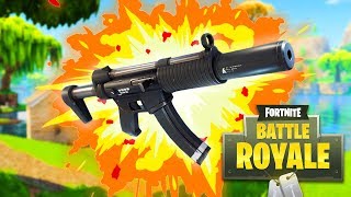 NEW SILENCED SMG  Fortnite Battle Royale [upl. by Thurlow217]