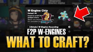 Which F2P WEngines Are Worth Crafting in Zenless Zone Zero Gadget Store W Engine Chip Guide [upl. by Elvira]