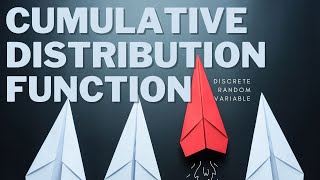 Cumulative Distribution Function for Discrete Random Variables Statistics  Probability [upl. by Publias349]