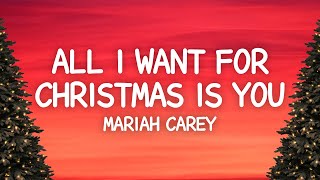 Mariah Carey  All I Want For Christmas Is You Lyrics [upl. by Dunkin]