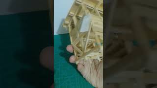 G023 Handmade Craft  Kerajinan tangan Miniatur Menara Pandang shorts craftideas [upl. by Goldie489]