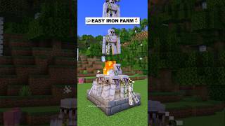 Iron Farm Minecraft shorts [upl. by Leann692]