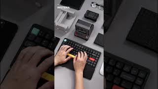 Air75 V2 with Wisteria Switch Typing Sound mechanicalkeyboard keyboardasmr keyboards [upl. by Nido]