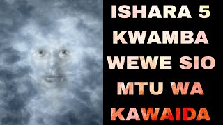 ISHARA 5 KWAMBA WEWE SIO MTU WA KAWAIDA UNAYO NGUVU HII NDANI YAKO Fanya HIVI [upl. by Stoddart]