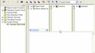 Crystal Reports Tutorial Using Running Totals Business Objects Training Lesson 131 [upl. by Drofdarb]