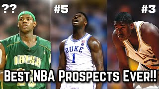 Top 7 BEST NBA Draft Prospects EVER [upl. by Anneg]