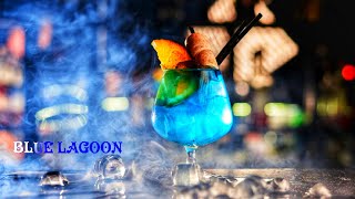 BLUE LAGOON cocktail  recipe and how to make [upl. by Garfield]