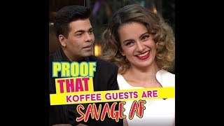 Proof That Koffee Guests Are Savage AF  MissMalini [upl. by Herb]