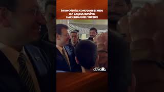 Arnavutköy teravih çıkışı seçmen ile Ekrem İmamoğlu’nun diyaloğu shorts [upl. by Market]