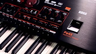 Korg Pa4X Arranger Workstation Keyboard  Demo with Steve McNally [upl. by Telfore]