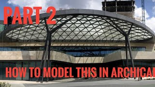 How to model this parametric skylight in Archicad Part 2 [upl. by Ahsiemak791]