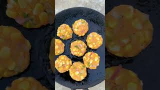 Sweet Corn 🌽 Tawa Fry l Corn Vada shorts [upl. by Neyr]