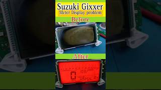 Suzuki Gixxer meter repair digitalmeter gixxer suzukishortvideo [upl. by Eerolam844]