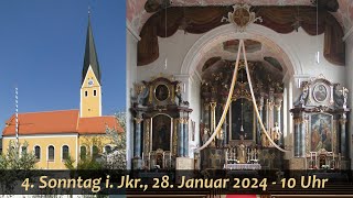 4 Sonntag im Jahreskreis 28 Januar 2024  10 Uhr [upl. by Idarb]