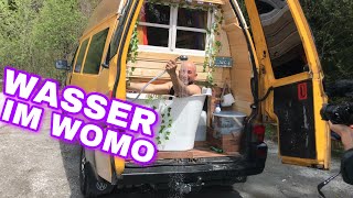 12V Membran Wasser Pumpe im Camper Eingebaut  Wasser im Wohnmobil [upl. by Koblas907]