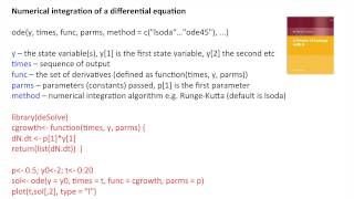 Solving differential equations in R [upl. by Terrell64]