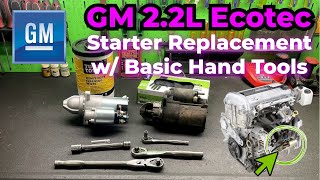 GM 22L Ecotec Starter Replacement 2004 Chevy Malibu quotClassicquot [upl. by Danforth523]