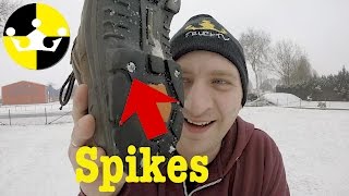 🔴SPIKES FÜR SCHUHE  Glatt Eis kein Problem mehr [upl. by Starlene]