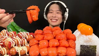 ASMR たっぷり明太子の痛風定食‼️【咀嚼音mukbangEating Sounds】 [upl. by Atteuqehs855]