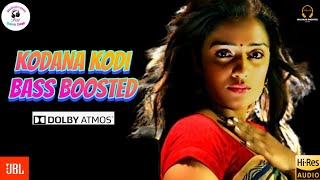 KODANA KODI SONG BASS BOOSTED  SAROJA  DOLBY ATMOS  JBL  51 SURROUNDING  BIG BASS BOOSTED [upl. by Alyson141]