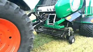 Agronic AMC Combi Baler and 710 tires [upl. by Zednanref68]