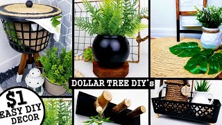 5 NEW DIYs HOME DECOR  DOLLAR TREE DIYs  Anthropologie amp West Elm Inspired [upl. by Willcox]