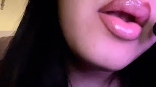 ASMR Inaudible  Unintelligible Whispering 🎀  mouth sounds  gum chewing [upl. by Edythe291]