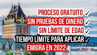 CONSEGUIR TRABAJO EN CANADÁNUEVO PROGRAMA TE LO PONEN MÁS FÁCILCONVOCATORIA DE EMPLEO QUÉBEC 2022 [upl. by Kihtrak479]