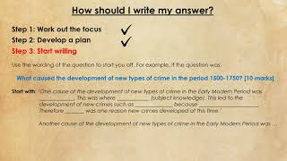 Crime and Punishment  How To Answer 10 Mark Question [upl. by Ylecara]