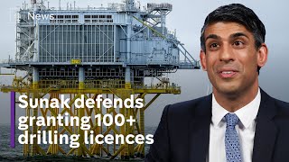 Rishi Sunak defends expansion of North Sea oil and gas drilling [upl. by Post585]