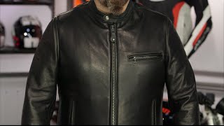 Schott 530 Cafe Racer Jacket Review at RevZillacom [upl. by Bush]