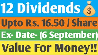 12 Dividends  Ex Date   6 September  Latest September Dividends  Best Sept Dividend Analysis [upl. by Akzseinga]