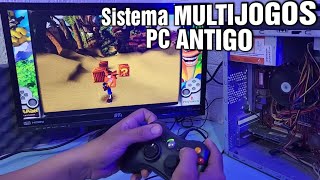 Sistema MULTIJOGOS para PC ANTIGOS FRACOS [upl. by Xylon]