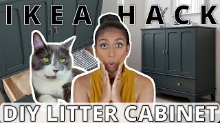 Ikea Lommarp Hack  DIY Litter Cabinet [upl. by Pirnot]